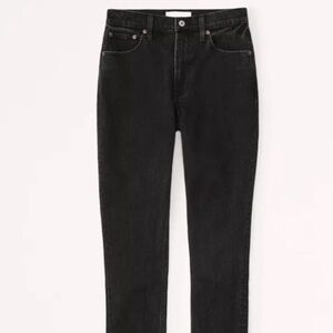 Abercrombie And Fitch The Skinny High Rise Black Jeans Womens 22R/36